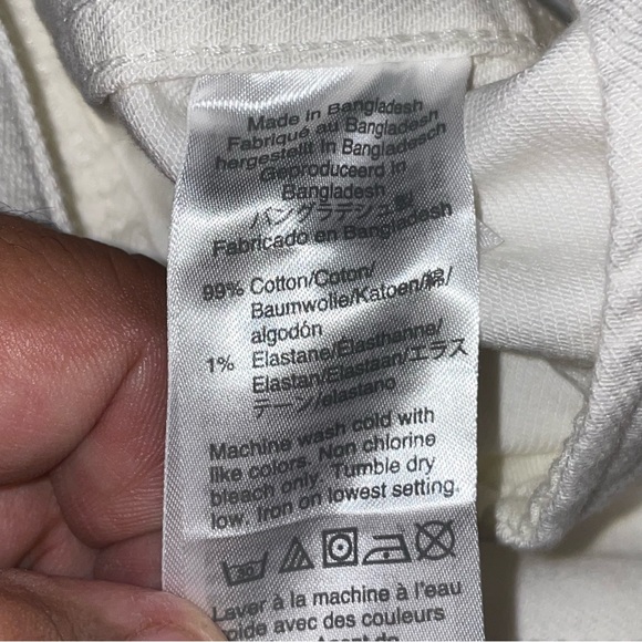 NEW J Crew white denim jacket an581, Size M NWT - Picture 7 of 8